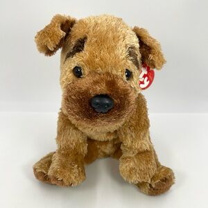 Ty Silk Hutch Red Collar Puppy Dog Plush 2004
